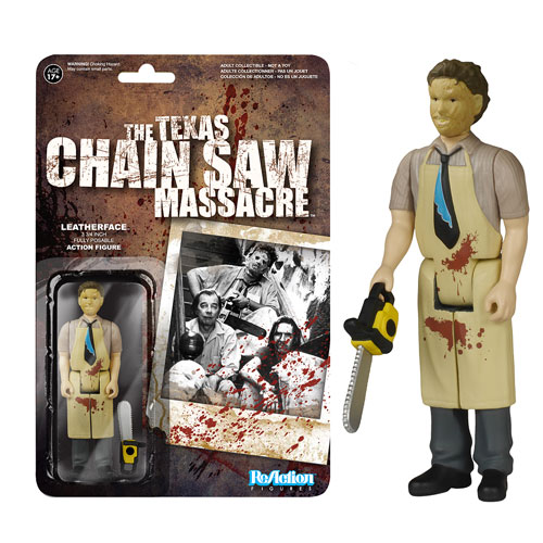 The Texas Chainsaw Massacre Leatherface ReAction 3 3/4-Inch Retro Action Figure